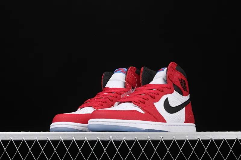 All categories Air Jordan Jordan series basketball shoes Air Jordan 1 High Pure original version Air Jordan 1 Retro High "Chicago Crystal" AJ1 Joe 1 New Chicago Spider-Man 555088-602